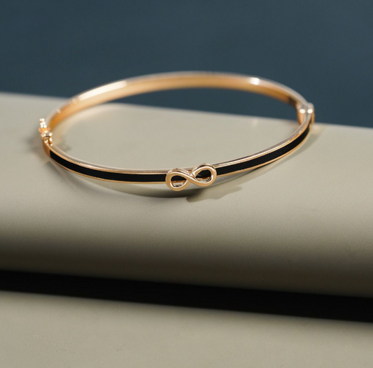 Minimalist Infinity Bracelet Gold Plated